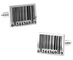 barcode cufflink